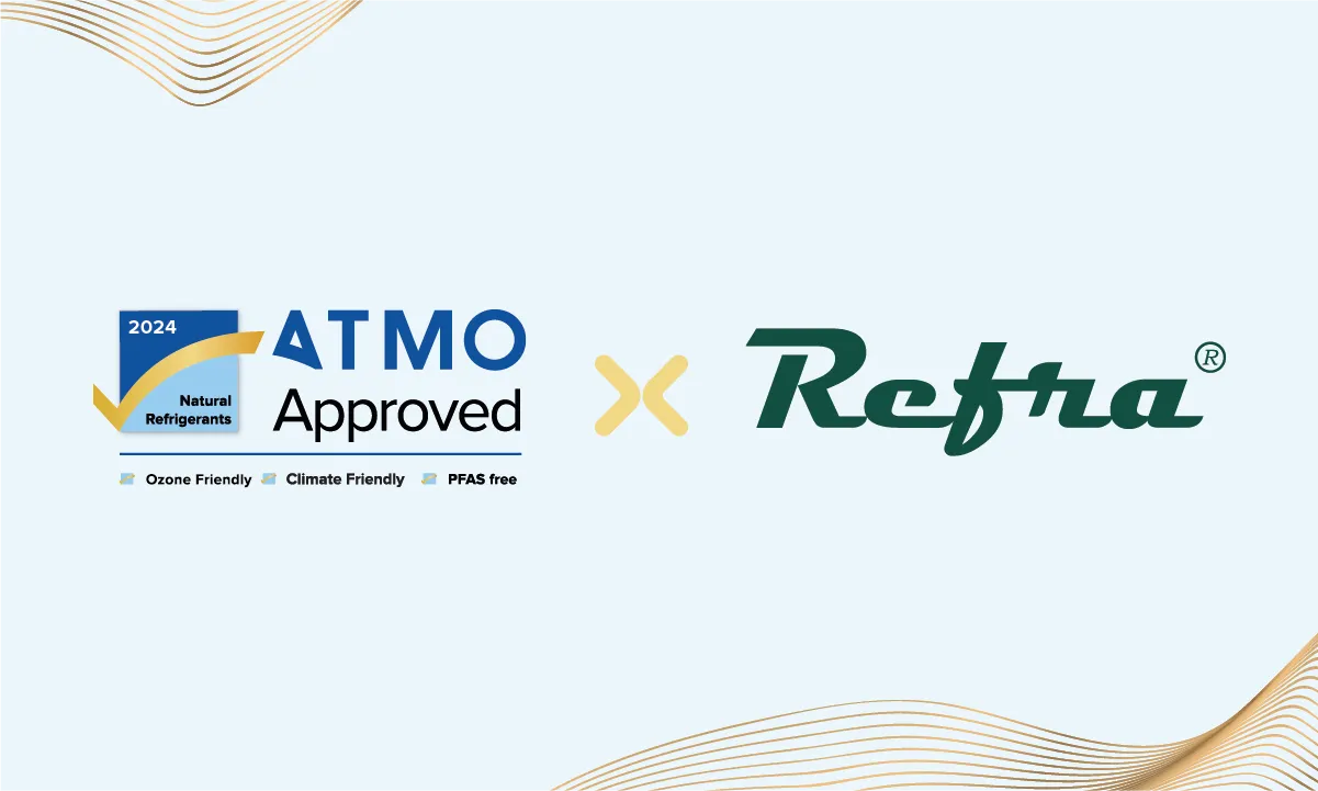 ATMOsphere 批准 Refra 的 ATMO Approved 天然制冷剂标签