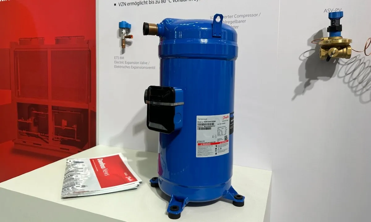 Danfoss推出用于R290热泵的涡旋压缩机系列