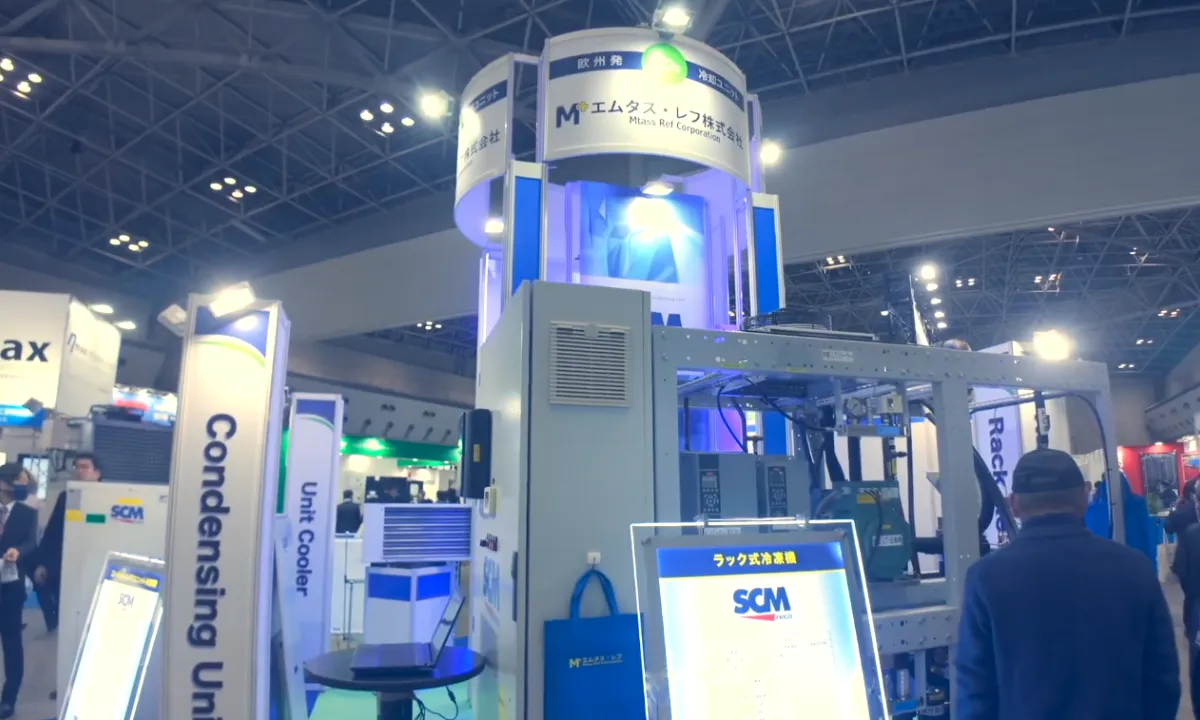 SCM Frigo/Mtass Ref 二氧化碳（R744）冷凝机组和并联机组进入日本