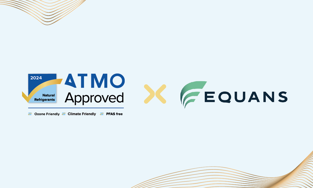 ATMOsphere 批准 Equans Kältetechnik 的 ATMO Approved 天然制冷剂标签