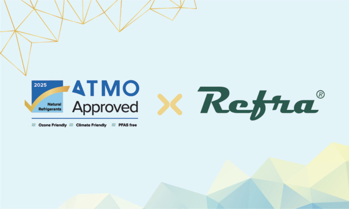 ATMOsphere重新批准Refra的天然制冷剂标签